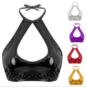 "Liquid Latex" Bra Lingerie Top